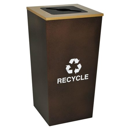 EX-CELL KAISER Ex-Cell Kaiser LLC RC-MTR-34 R Metro Collection XL Recycling Receptacle RC-MTR-34 R